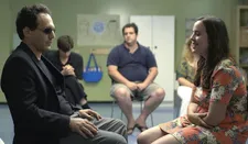 David, Sammy (Nicky Gottlieb), and Sarah at Connections in Keep The Change